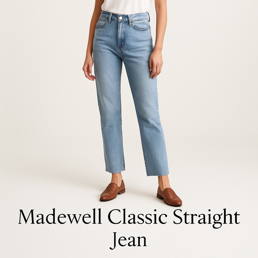 Madewell Classic Straight Jeans – Size 25